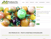 Tablet Screenshot of amjproduce.com.au